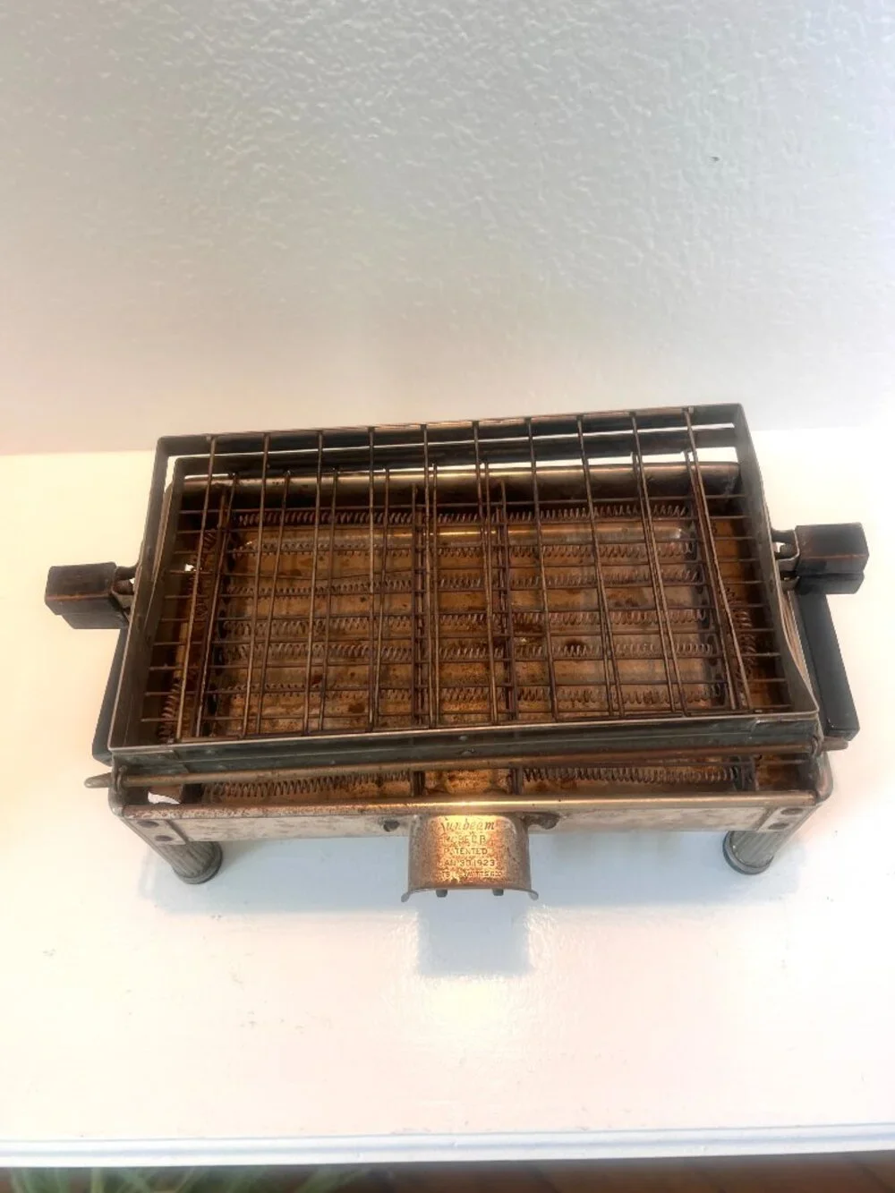 1920's Sunbeam Toaster - Works - Model B Electric Flip Toaster